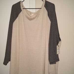 Terra Sky striped long sleeve shirt